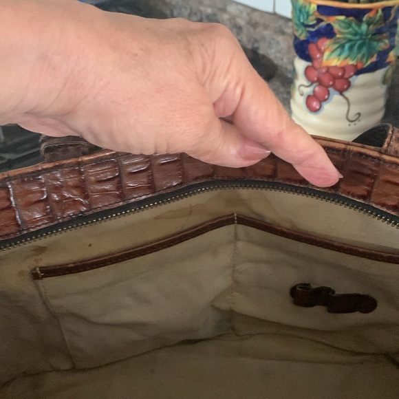 Vintage Brahmin Leather Tote - Picture 6 of 7